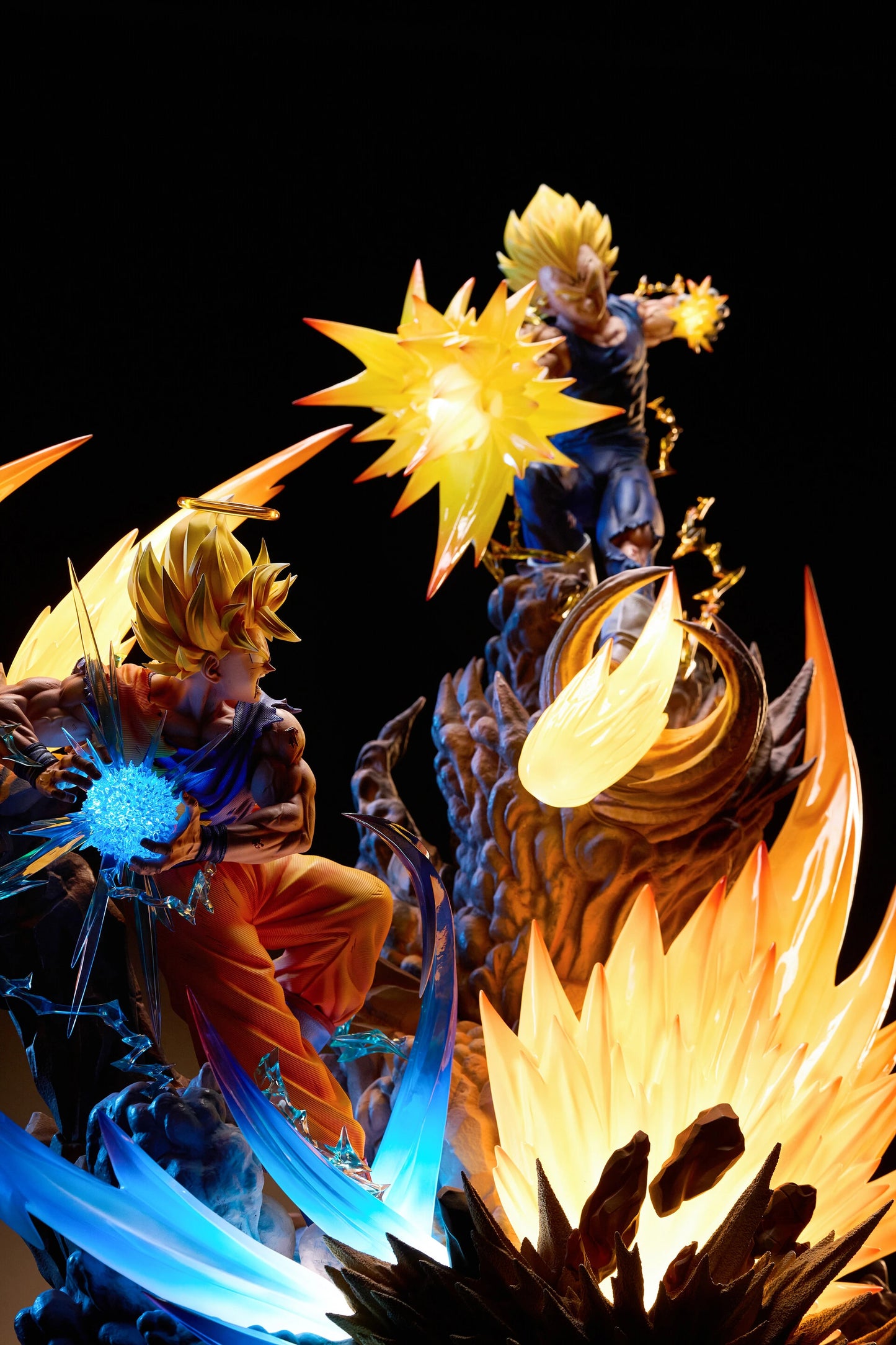 Preventa Resina Goku vs Majin Vegeta Figura Dragon Ball 1/6 KD Collectibles Estudio