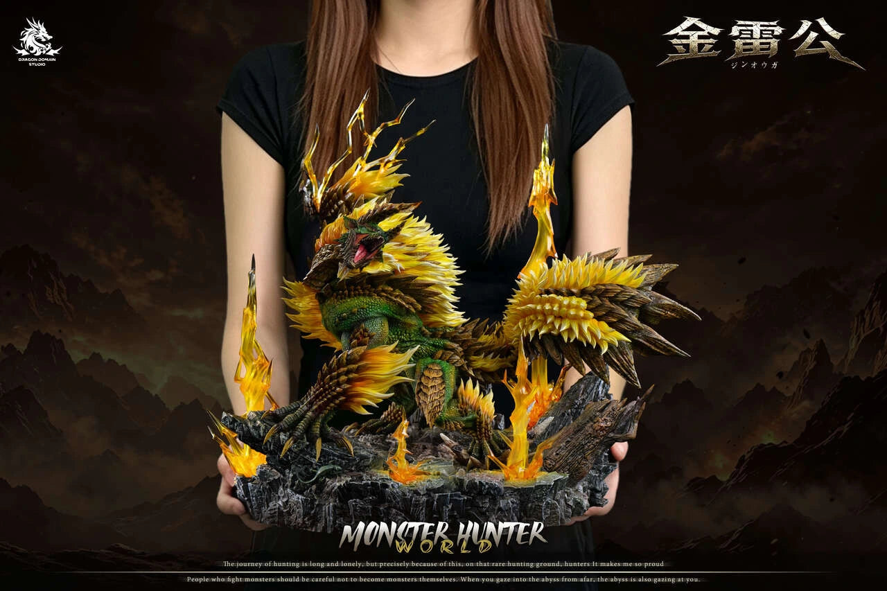 Preventa Resina Zinogre Figura Monster Hunter  Dragon Realm Estudio