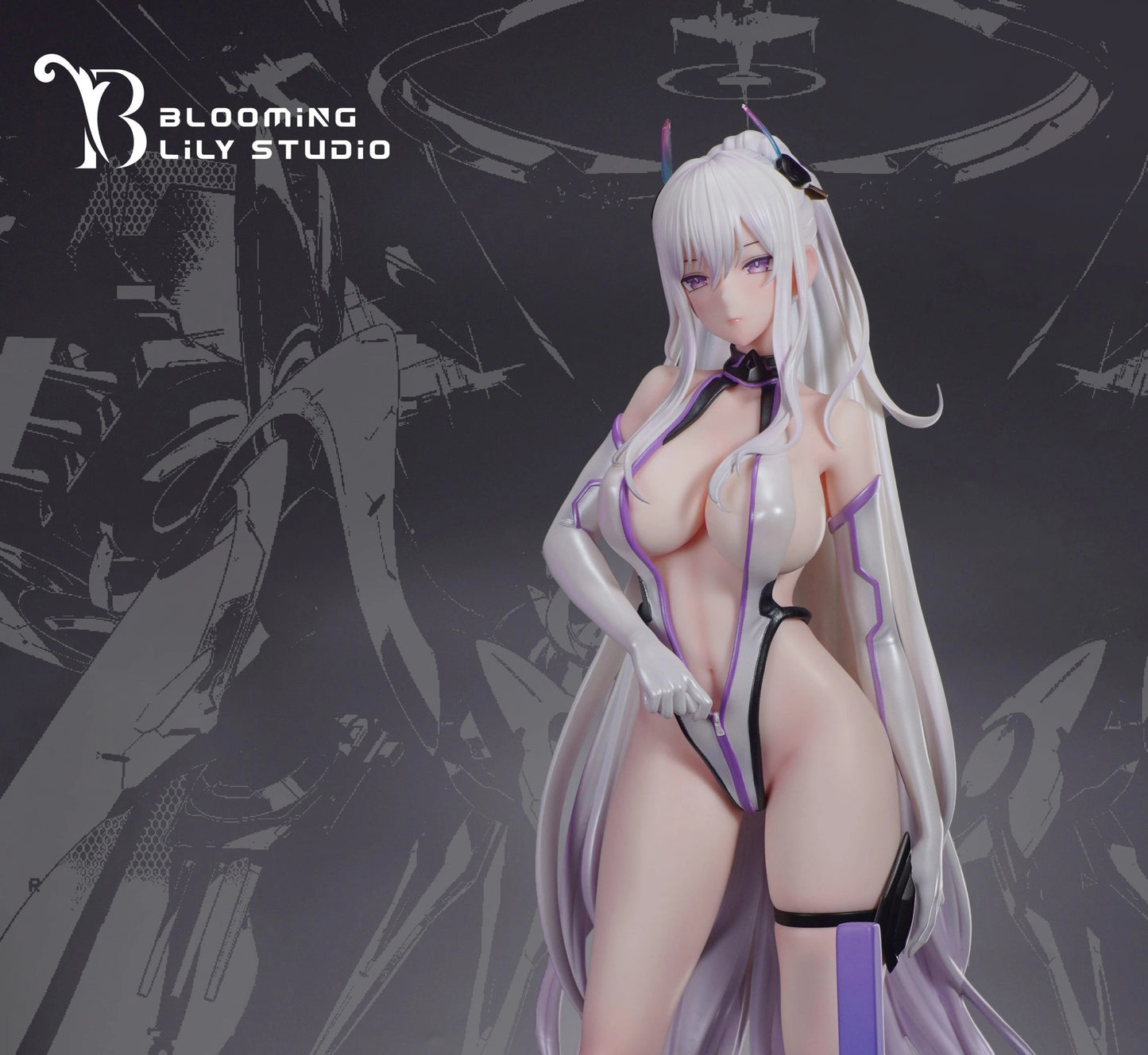Preventa Resina Kearsage Figura Azur Lane Blooming Lily  Estudio
