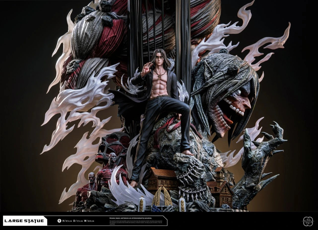 Preventa Resina Eren Jaeger  Figura Attack On Titan Hertz Estudio