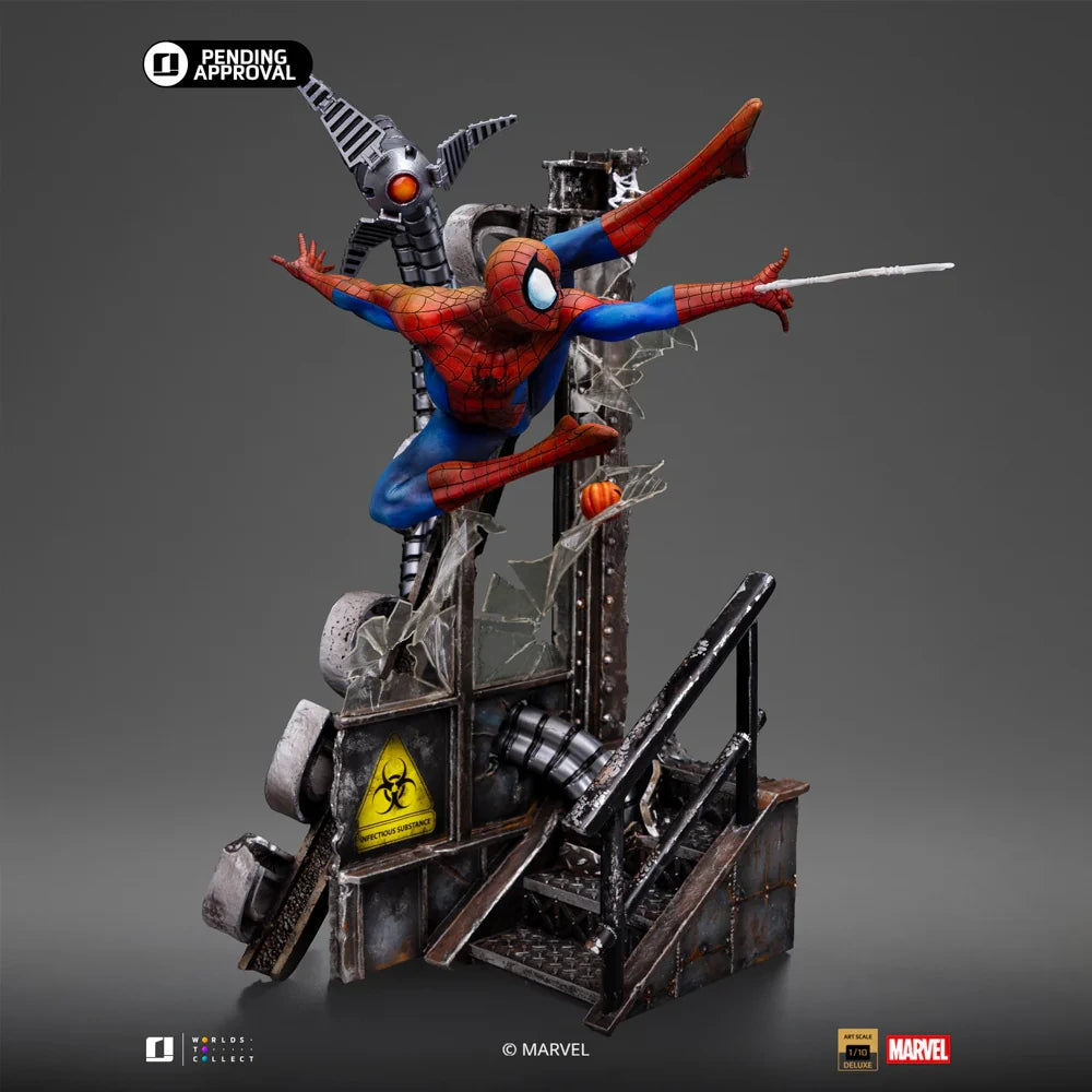 Preventa Resina Spider-Man Figura Spider-Man Iron (Licencia) Estudio