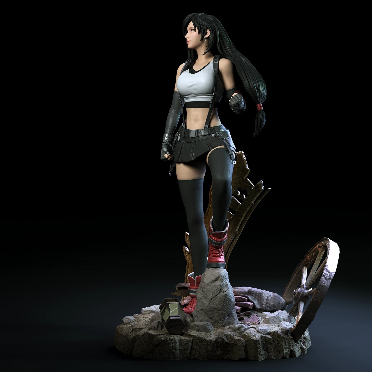 Preventa Resina Tifa Lockhart Figura Fantasy VII Solar Estudio