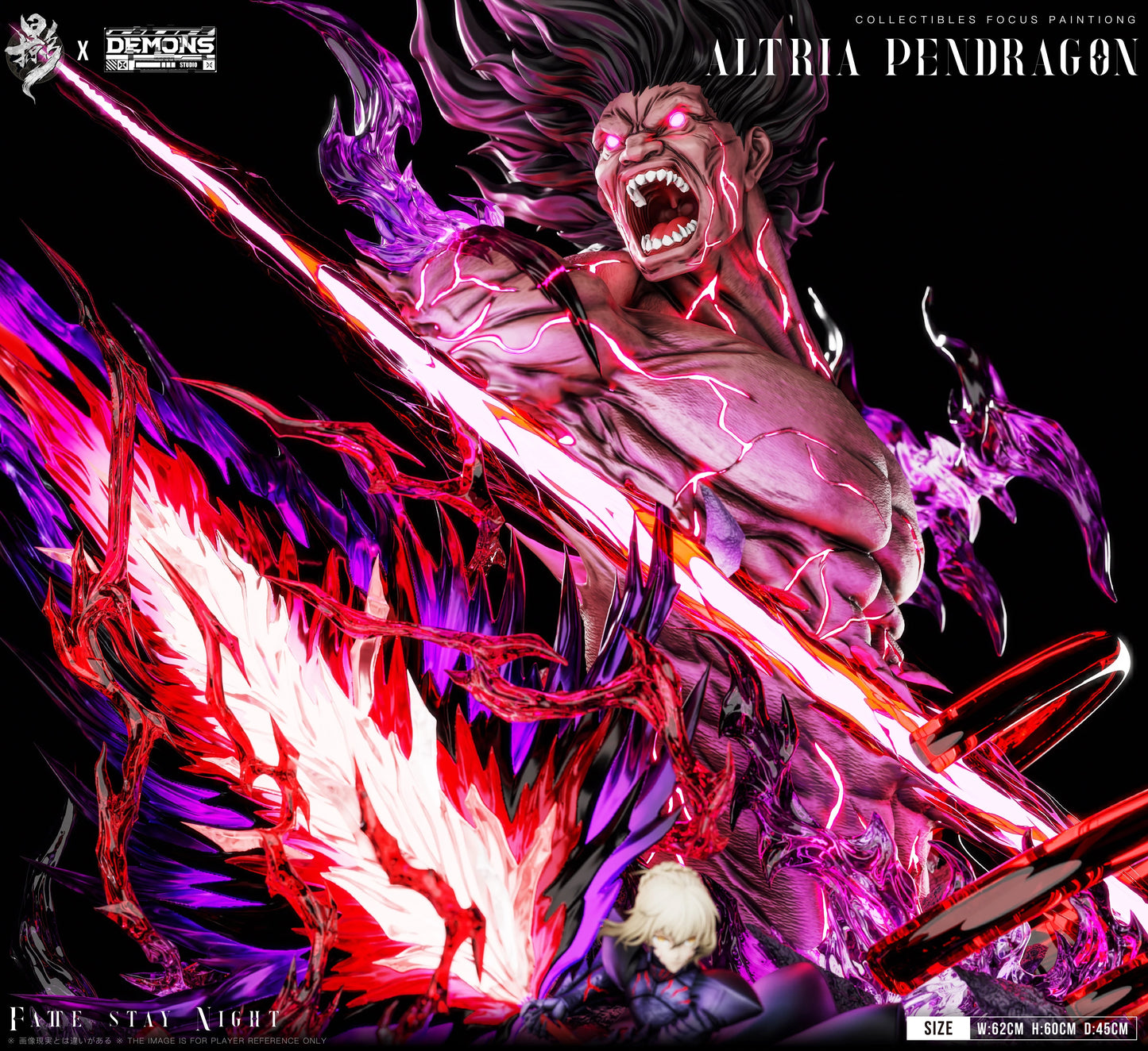 Preventa Resina Altria Pendragon vs Berserk Figura Fate/stay night: Heaven's Feel  LueYing & Demons  Estudio