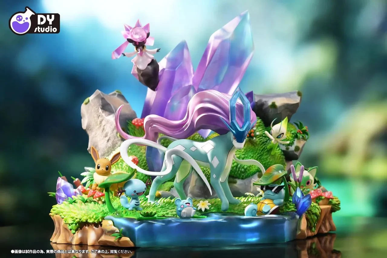Preventa Resina Suicune Figura Pokemón DY Estudio