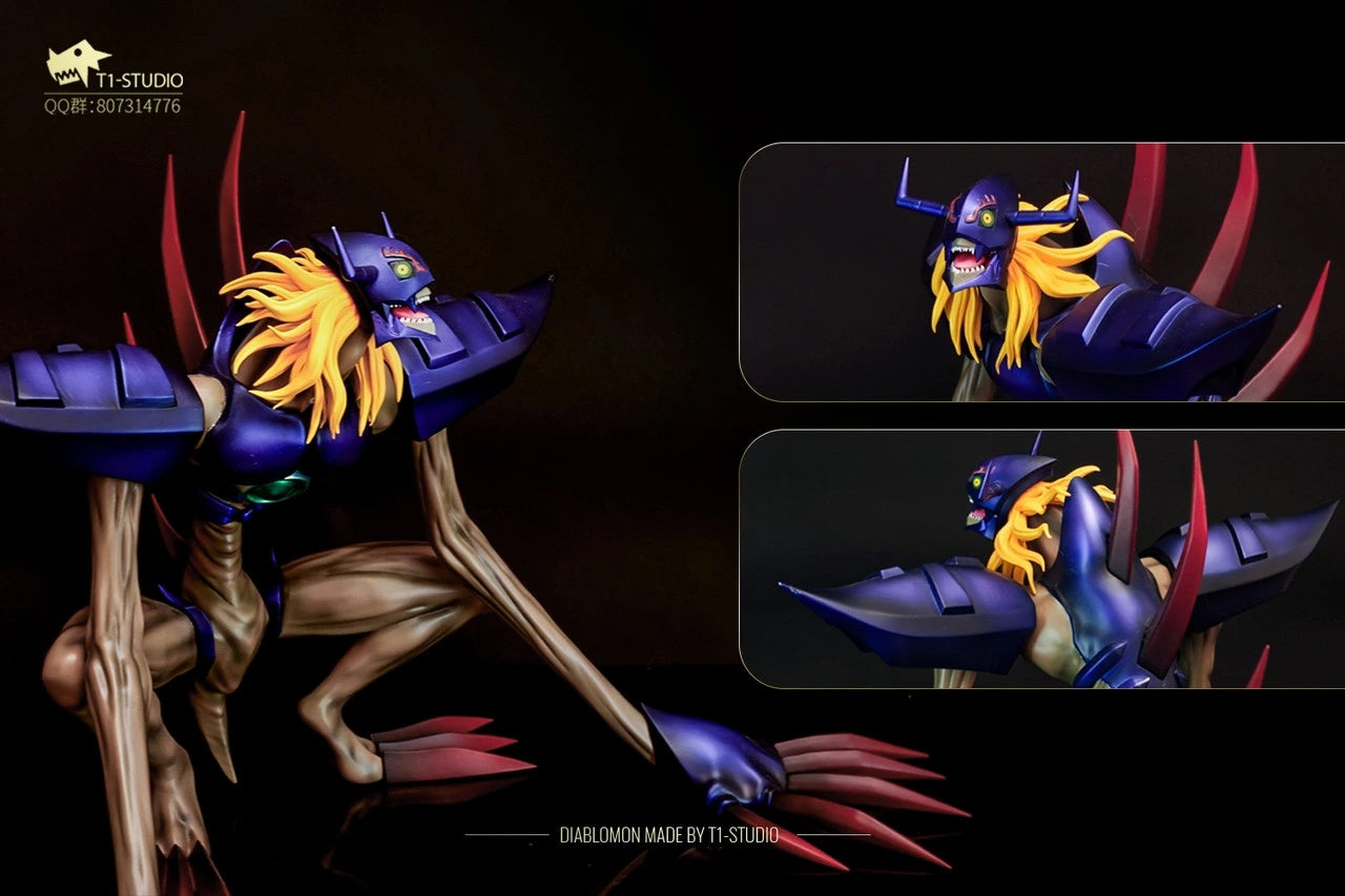 Preventa Resina Diablomon Figura Digimon T1 Estudio
