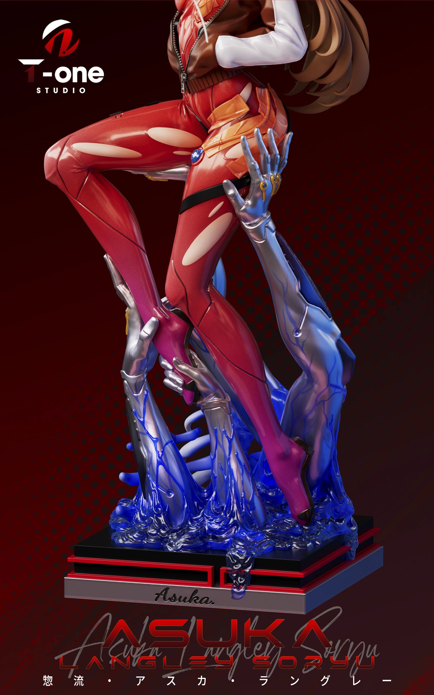 Preventa Resina Asuka Langley Sōryū Figura Evangelion T-One Estudio