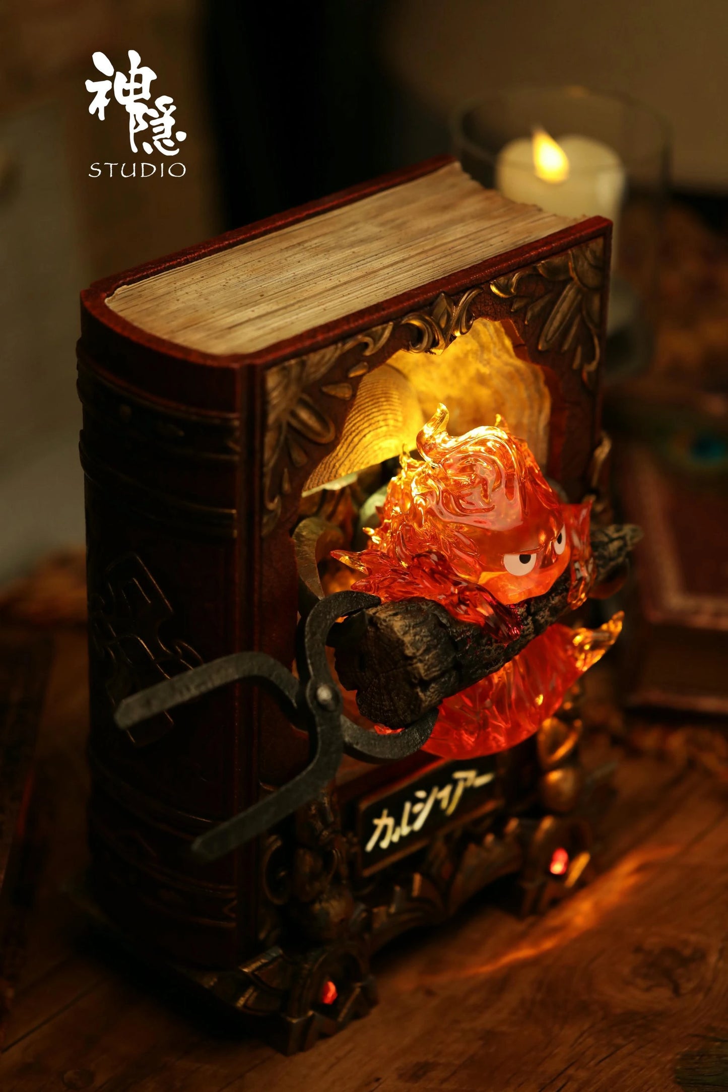 Preventa Resina Calcifer Figura El Increíble castillo vagabundo ShenYin Estudio