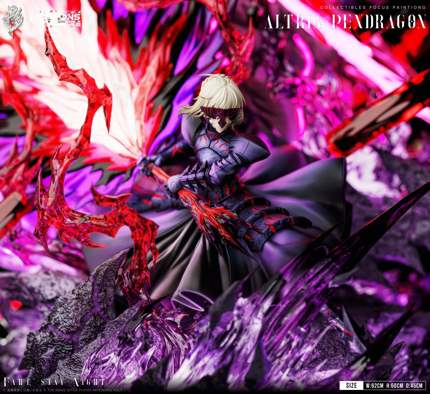 Preventa Resina Altria Pendragon vs Berserk Figura Fate/stay night: Heaven's Feel  LueYing & Demons  Estudio