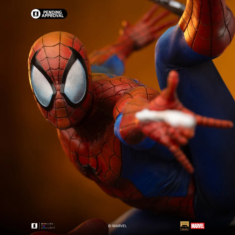 Preventa Resina Spider-Man Figura Spider-Man Iron (Licencia) Estudio