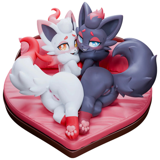 Preventa Resina Zorua Figura Pokemón Spirit Demon Estudio