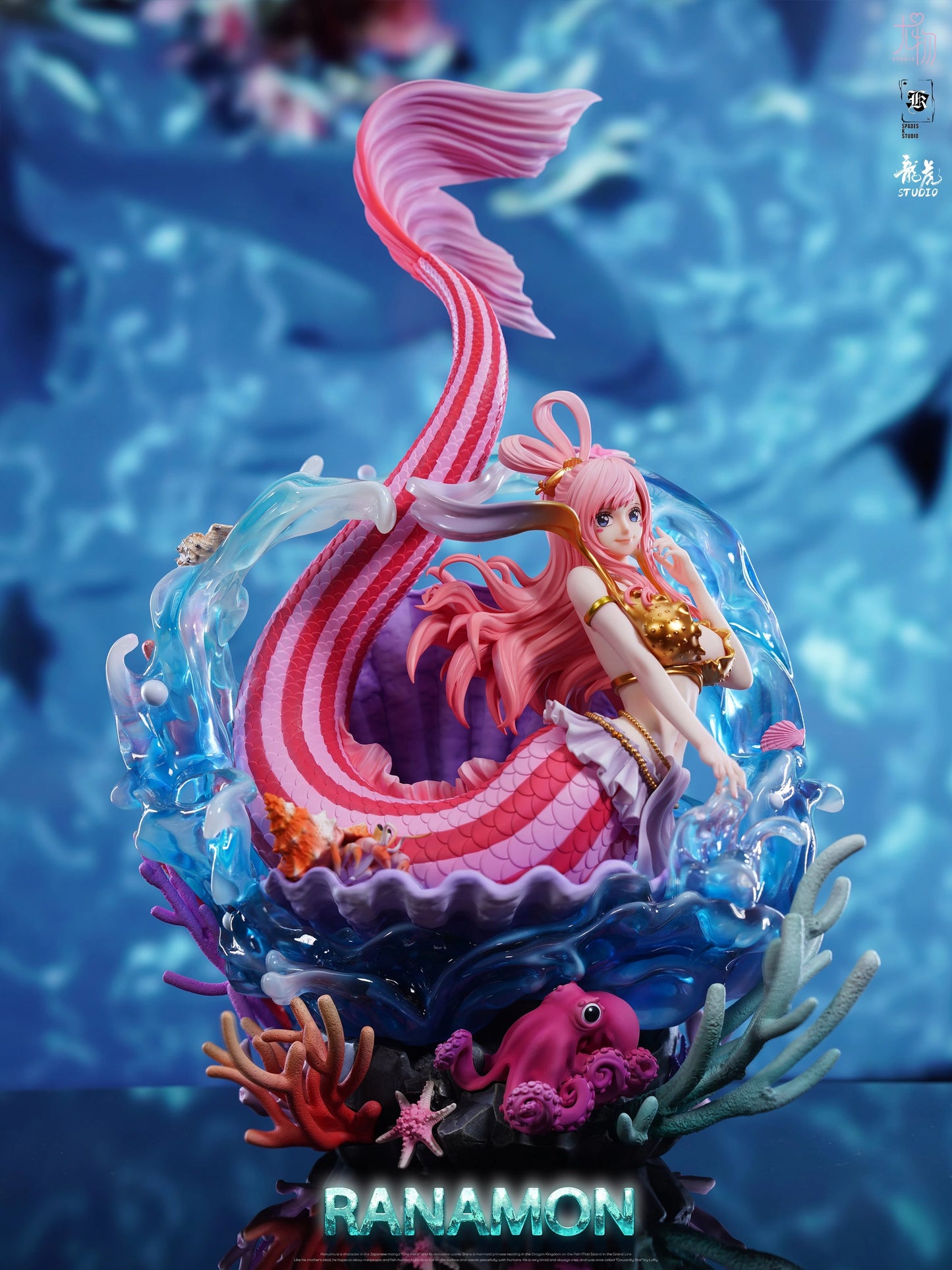 Preventa Resina Shirahoshi Figura One Piece YouWu & LongHu & Spades K Estudio