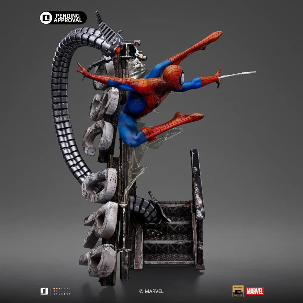 Preventa Resina Spider-Man Figura Spider-Man Iron (Licencia) Estudio