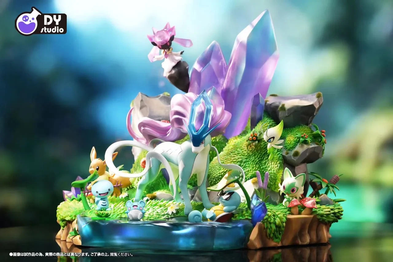 Preventa Resina Suicune Figura Pokemón DY Estudio