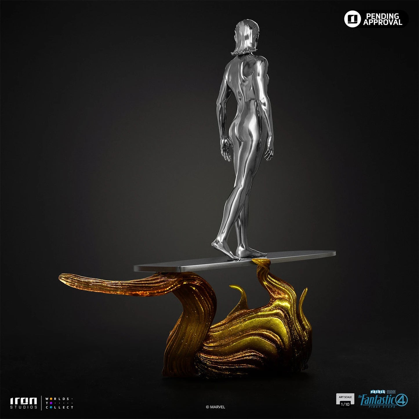 Preventa Resina Silver Surfer Figura Los 4 Fantásticos: primeros pasos  Iron (Licencia) Estudio