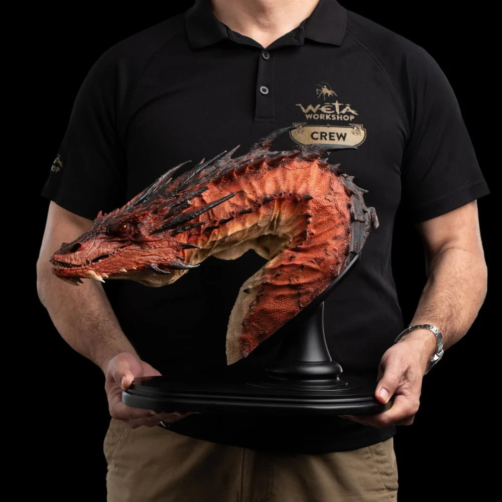 Preventa Resina Smaug The Terrible Figura The Hobbit WETA (Licencia) Estudio