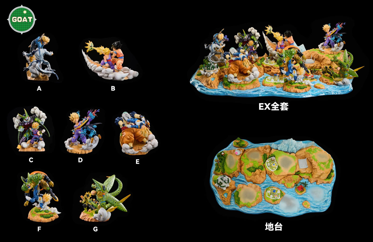 Preventa Resina Memories Figura Dragon Ball GOAT Estudio