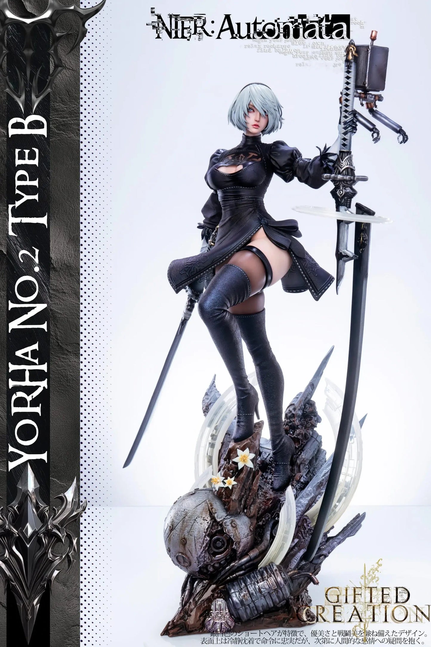 Preventa Resina 2B Figura Nier: Automata Gifted Creation Estudio