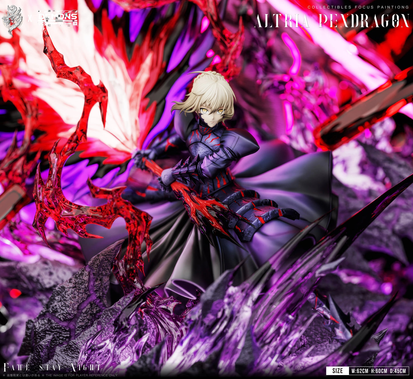 Preventa Resina Altria Pendragon vs Berserk Figura Fate/stay night: Heaven's Feel  LueYing & Demons  Estudio