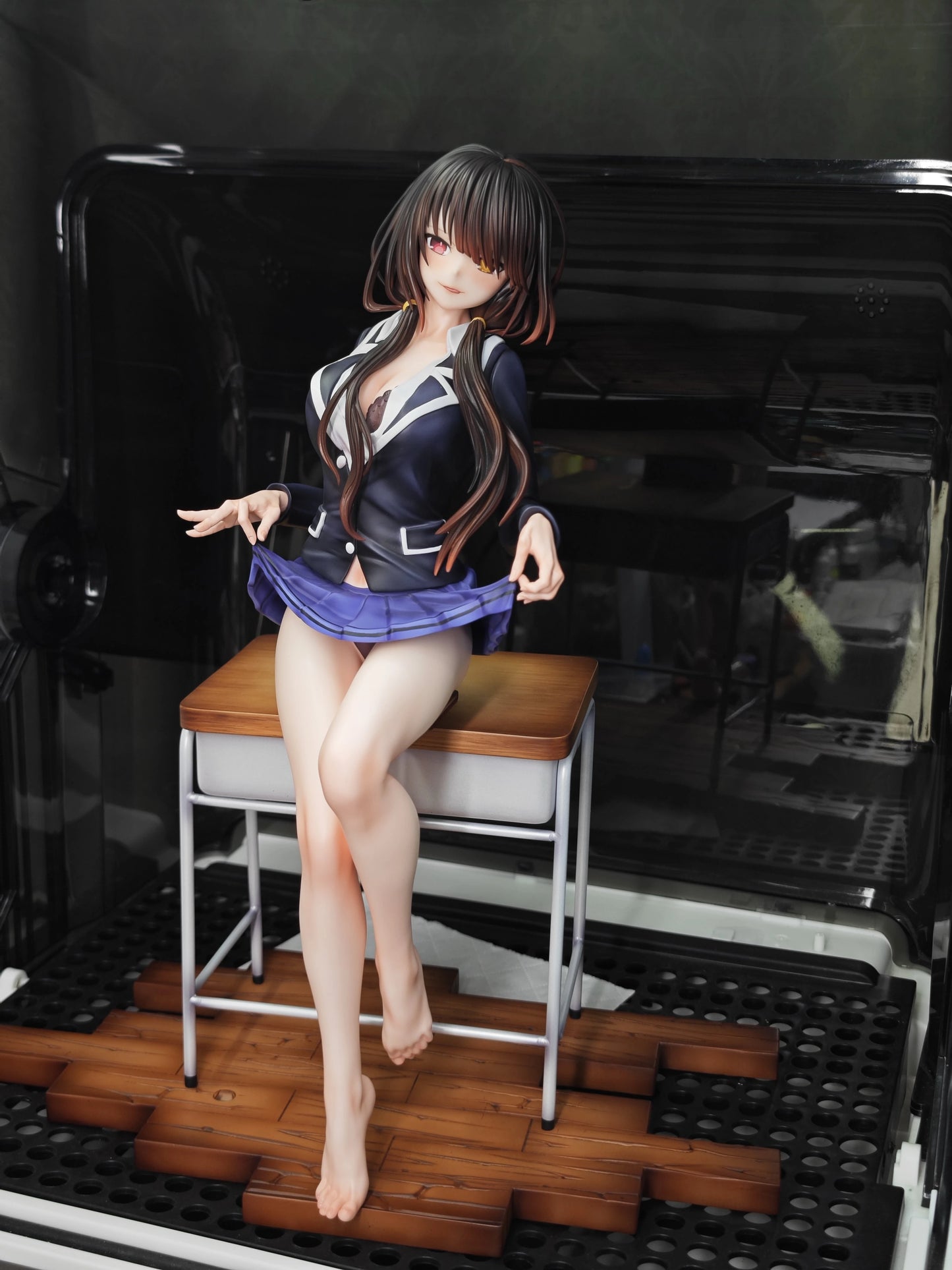 Preventa Resina Tokisaki Kurumi Figura Date A Live HuiMan Estudio