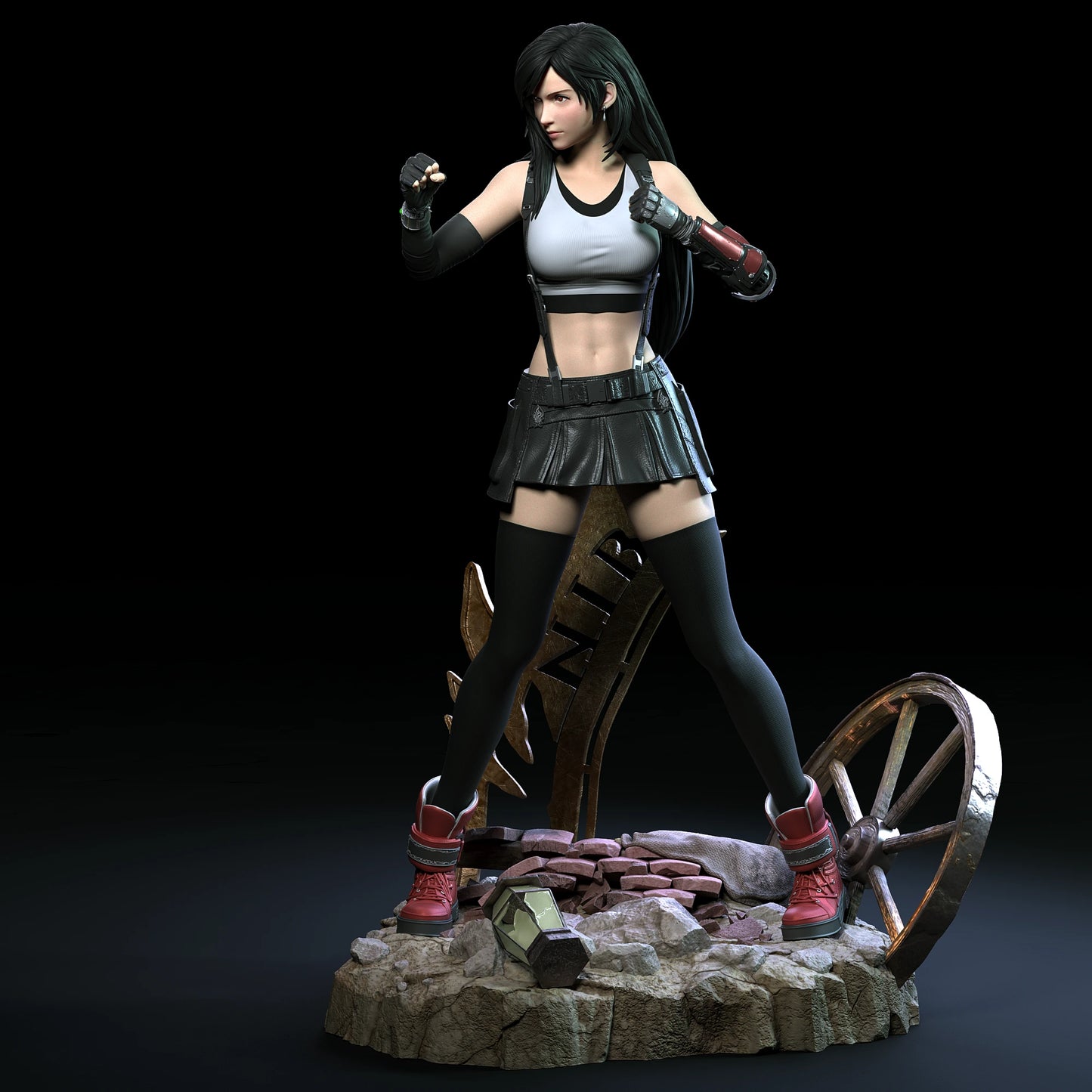 Preventa Resina Tifa Lockhart Figura Fantasy VII Solar Estudio