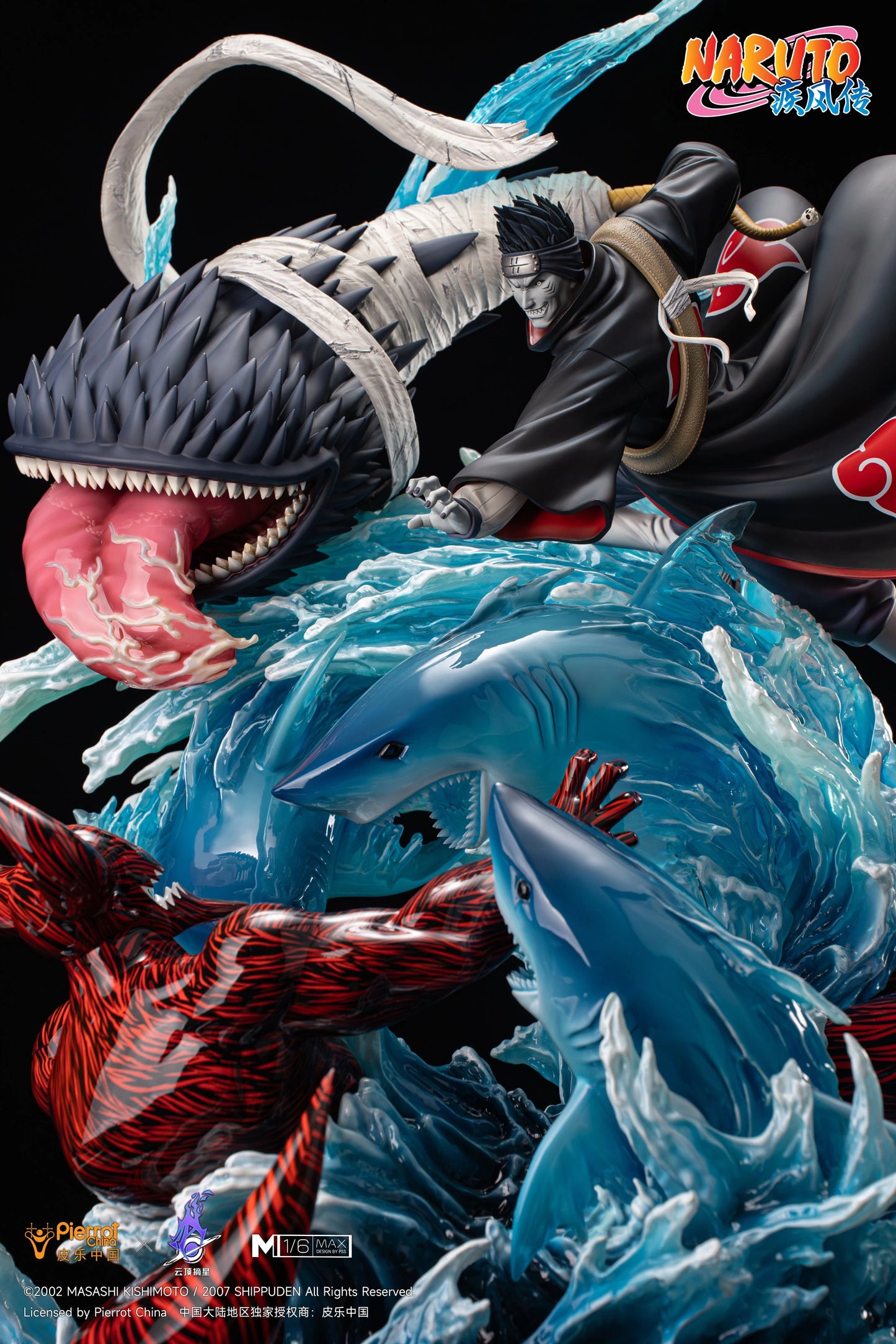 Preventa Resina Kisame Hoshigaki Figura Naruto 1/6 Pickstar Estudio (Licencia)