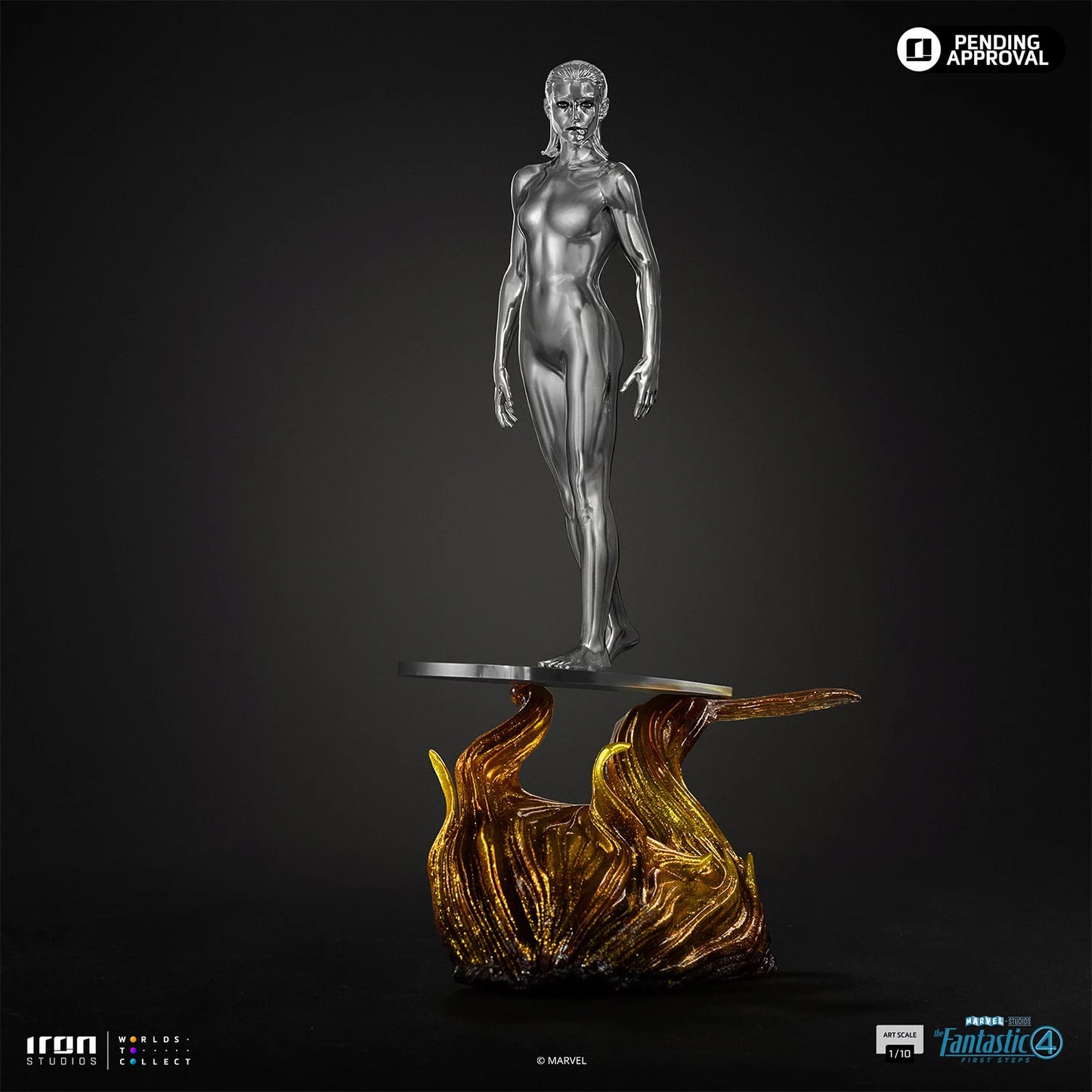 Preventa Resina Silver Surfer Figura Los 4 Fantásticos: primeros pasos  Iron (Licencia) Estudio