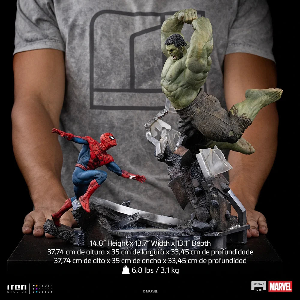 Preventa Resina Spider-Man vs Hulk Figura Spider-Man: Brand New Day  1/6 Iron Estudio (Licencia)