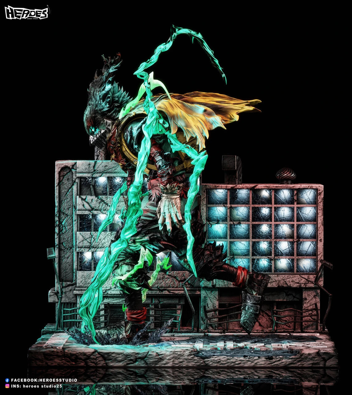 Preventa Resina Deku Figura My Hero Academia  Heroes  Estudio