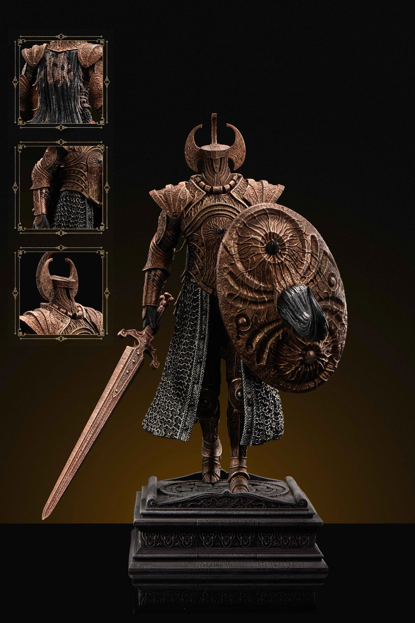 Preventa Resina Crucible Knight Figura Elden Ring SWORD & Wing Estudio