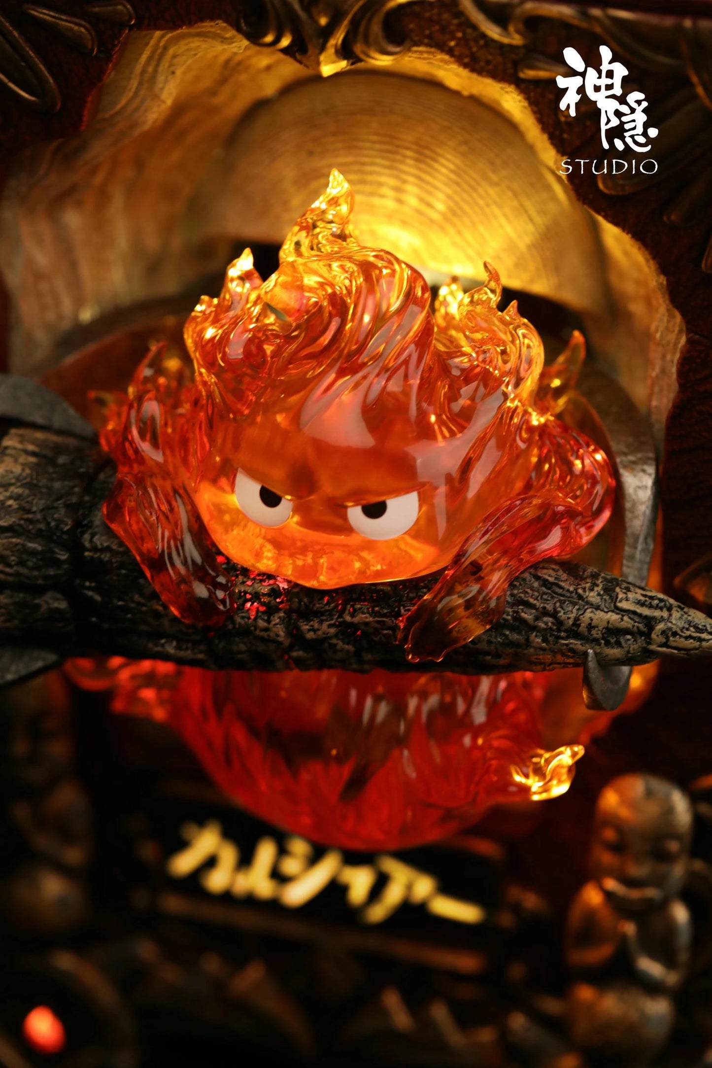 Preventa Resina Calcifer Figura El Increíble castillo vagabundo ShenYin Estudio