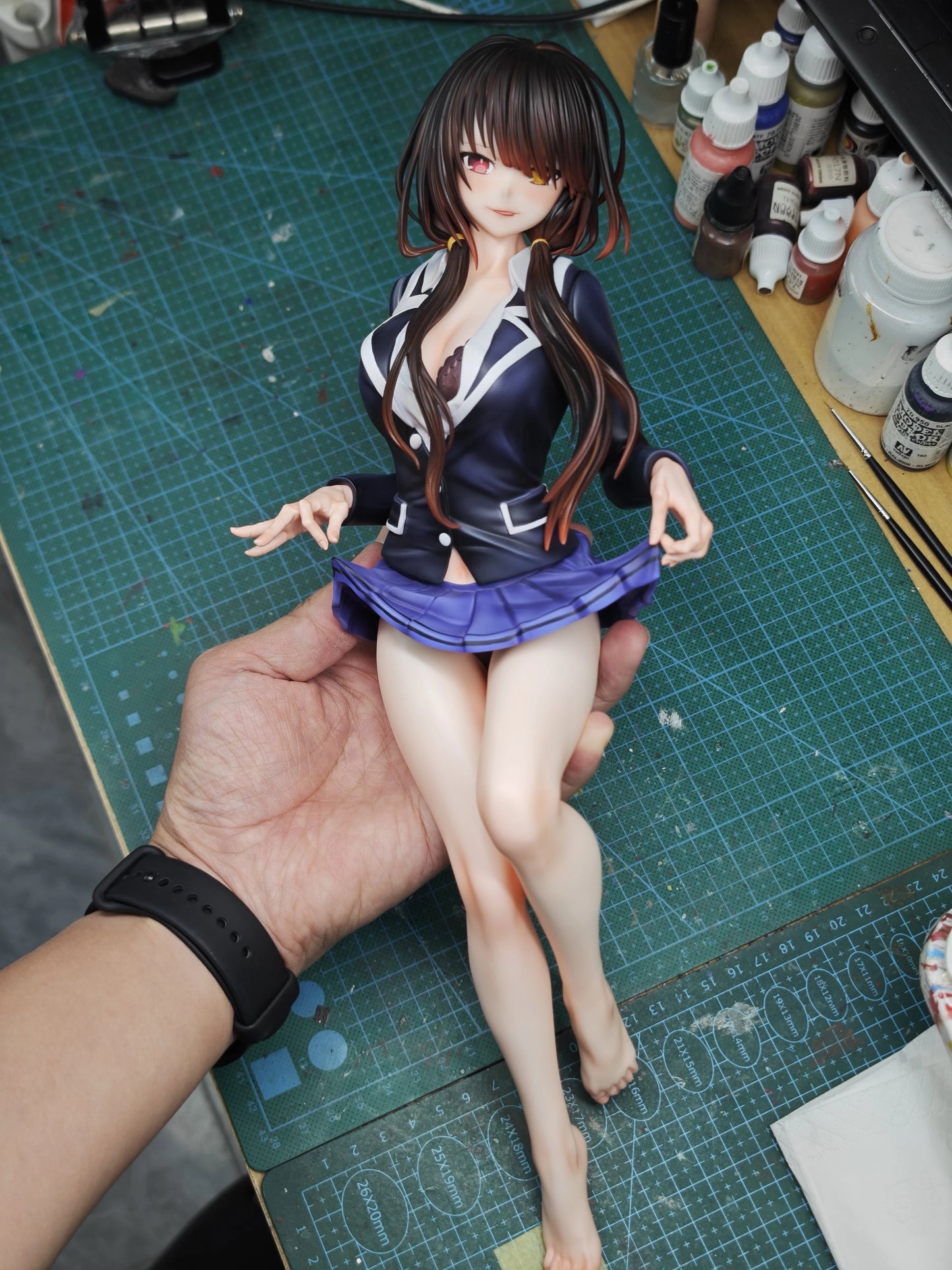 Preventa Resina Tokisaki Kurumi Figura Date A Live HuiMan Estudio