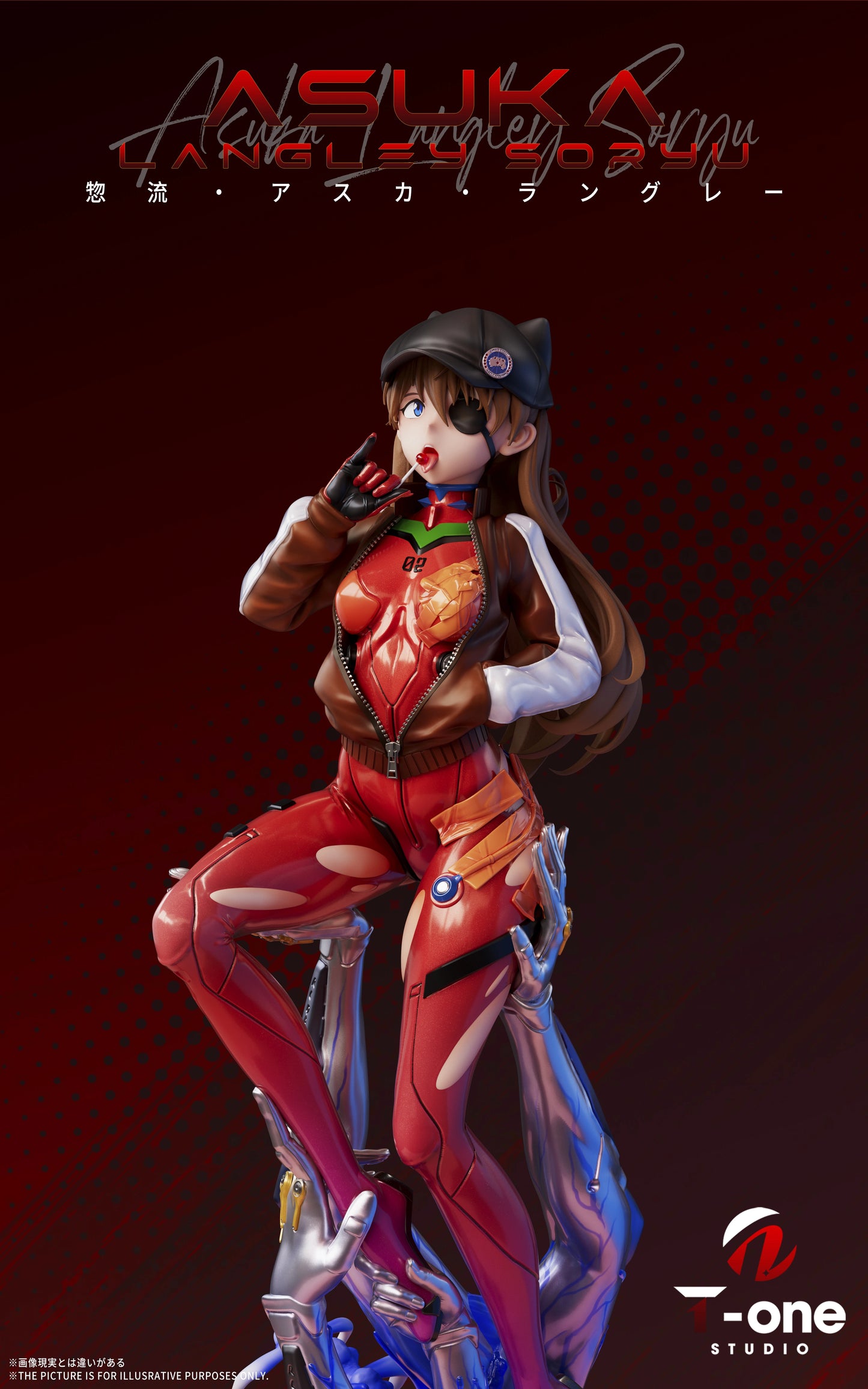 Preventa Resina Asuka Langley Sōryū Figura Evangelion T-One Estudio