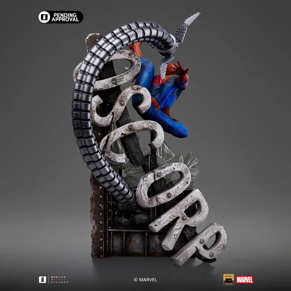 Preventa Resina Spider-Man Figura Spider-Man Iron (Licencia) Estudio
