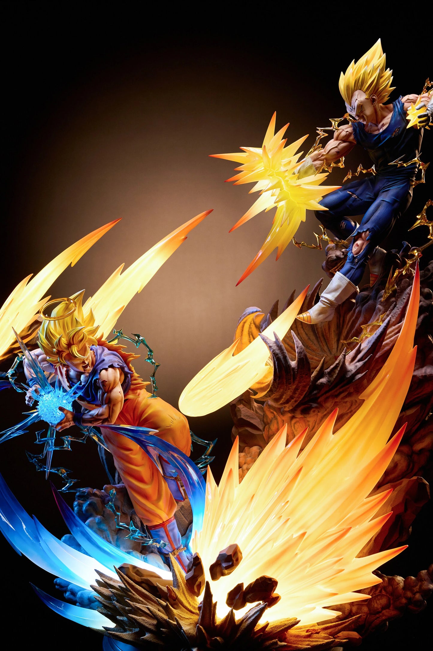 Preventa Resina Goku vs Majin Vegeta Figura Dragon Ball 1/6 KD Collectibles Estudio