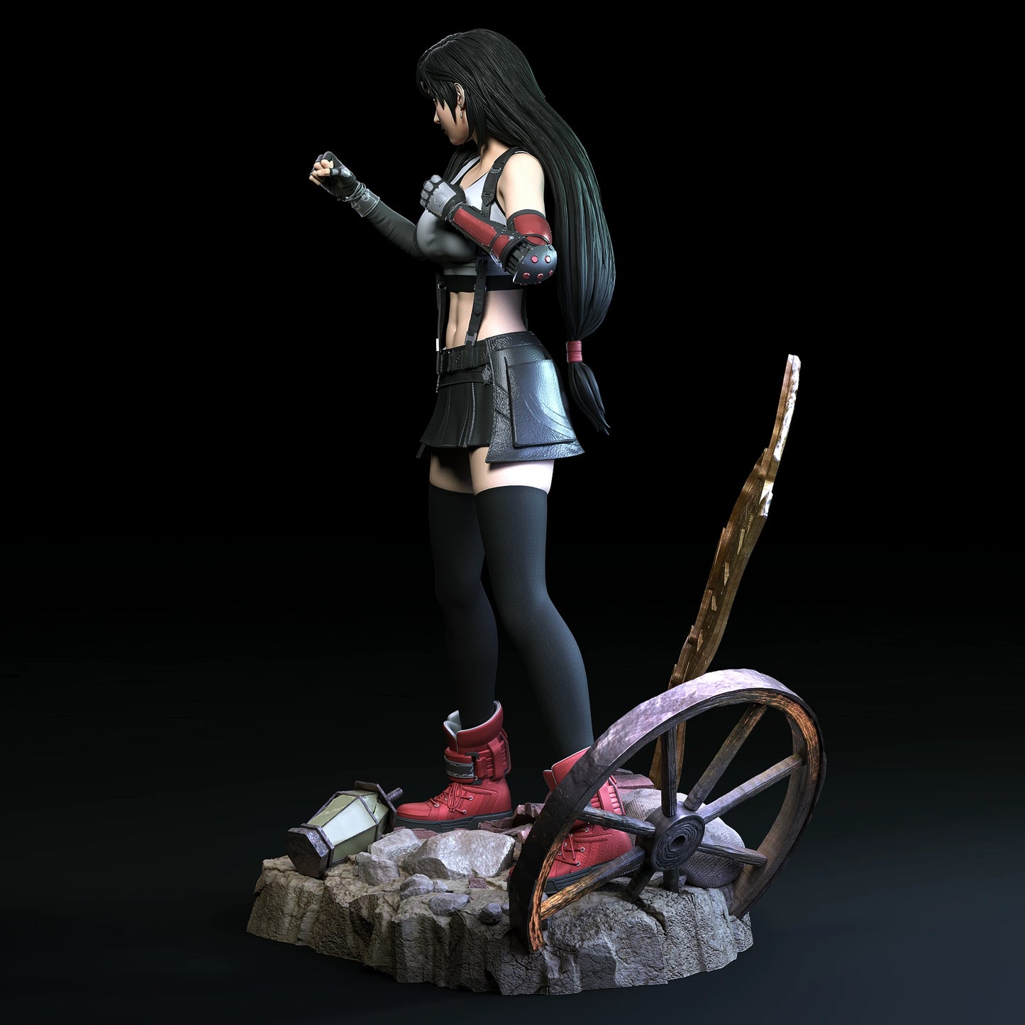 Preventa Resina Tifa Lockhart Figura Fantasy VII Solar Estudio