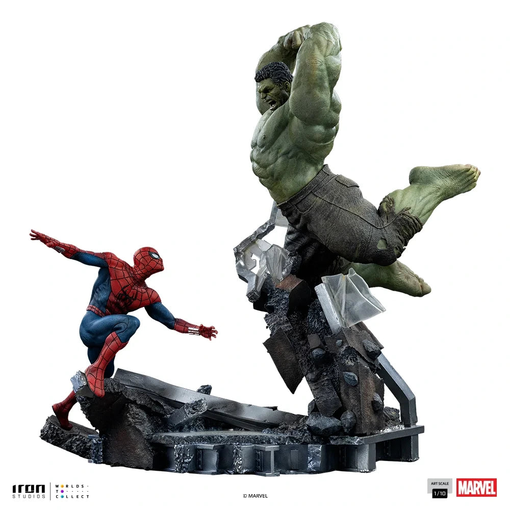 Preventa Resina Spider-Man vs Hulk Figura Spider-Man: Brand New Day  1/6 Iron Estudio (Licencia)