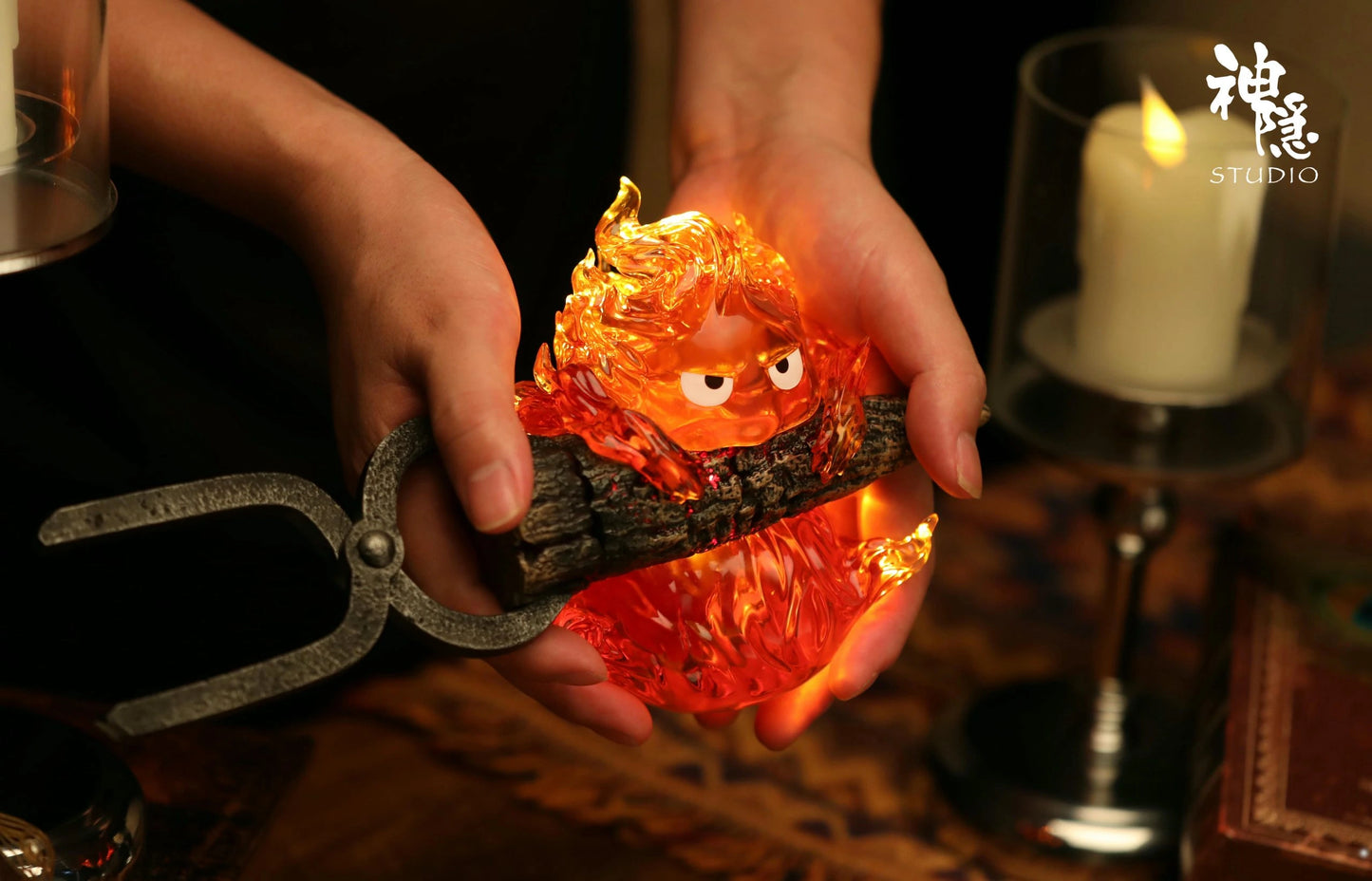 Preventa Resina Calcifer Figura El Increíble castillo vagabundo ShenYin Estudio