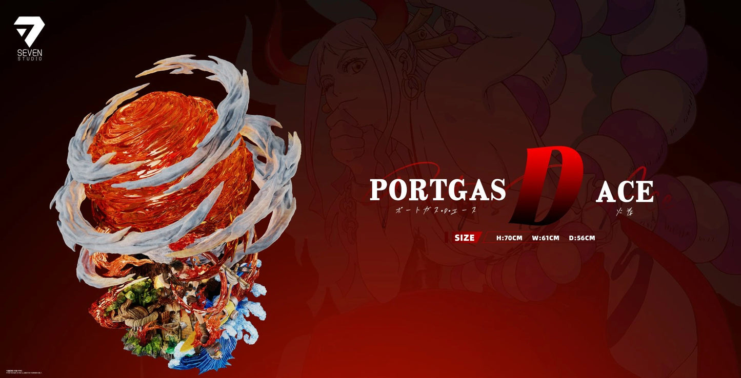 "Preventa Resina Portgas D. Ace  Figura One Piece Seven  Estudio"