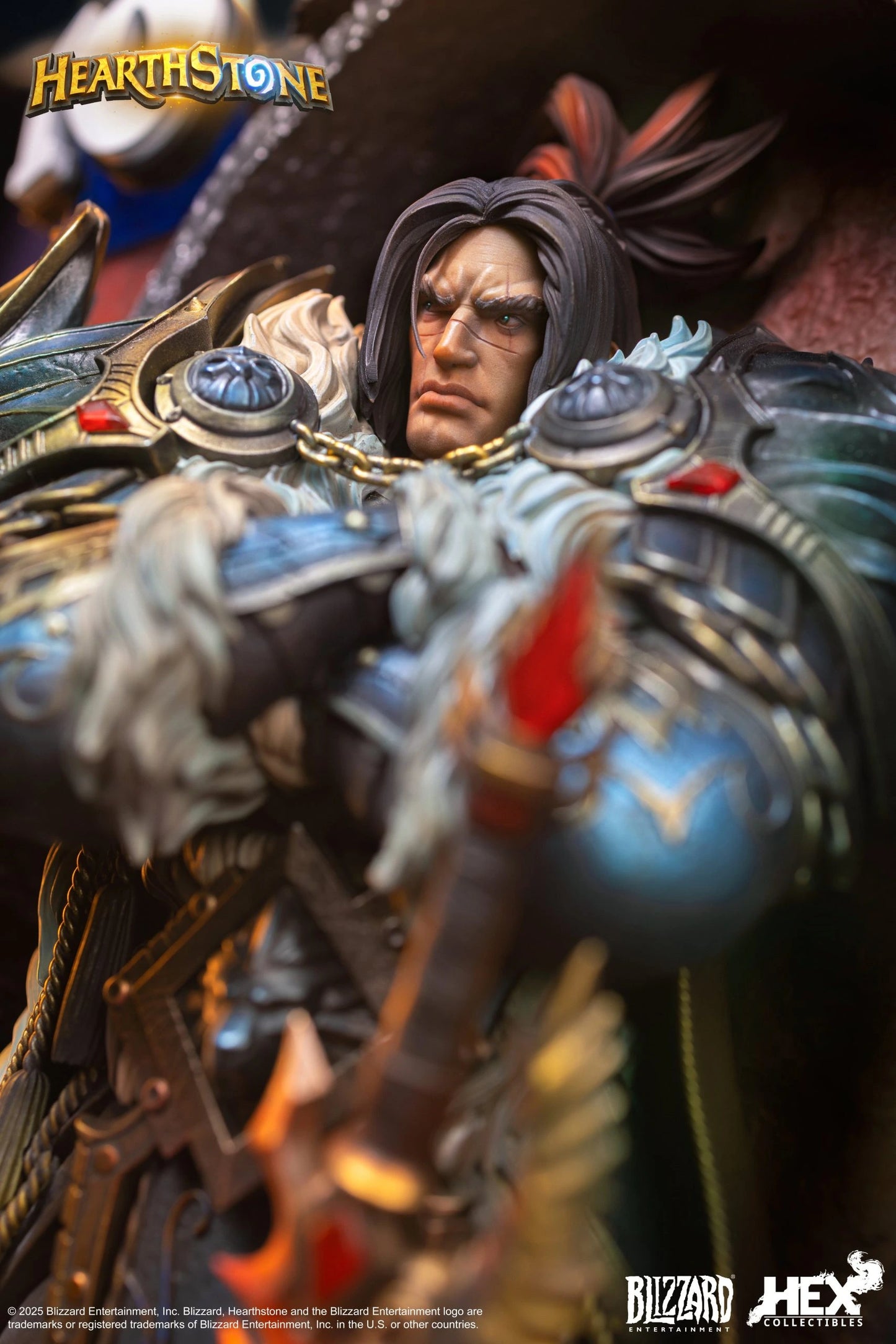 Preventa Resina Varian Wrynn Figura Hearthstone  Hex Collectibles & Blizzard Entertainment (Licencia) Estudio