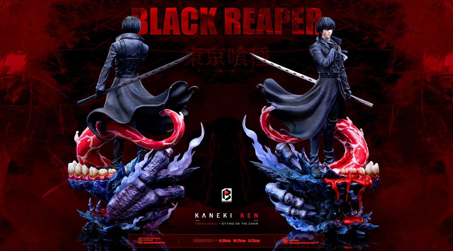 Preventa Resina Ken Kaneki  Figura Tokyo Ghoul Black And White Estudio