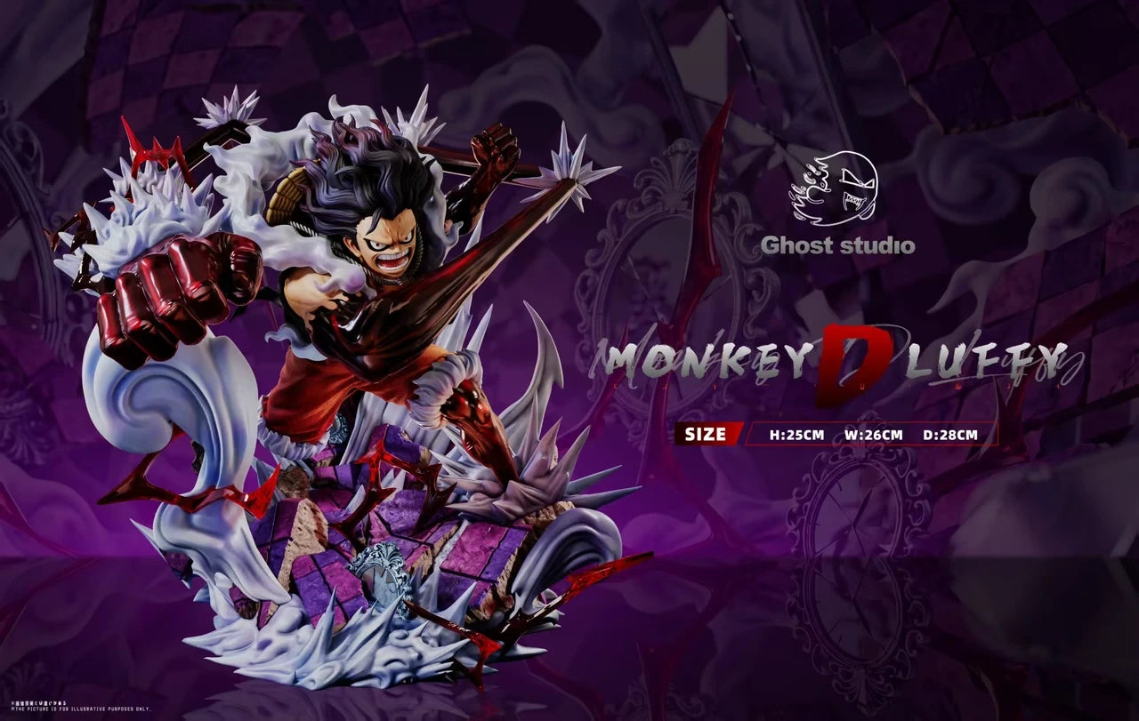 Preventa Resina Luffy Gear 4 "Snakeman" Figura One Piece 1/6 Ghost  Estudio