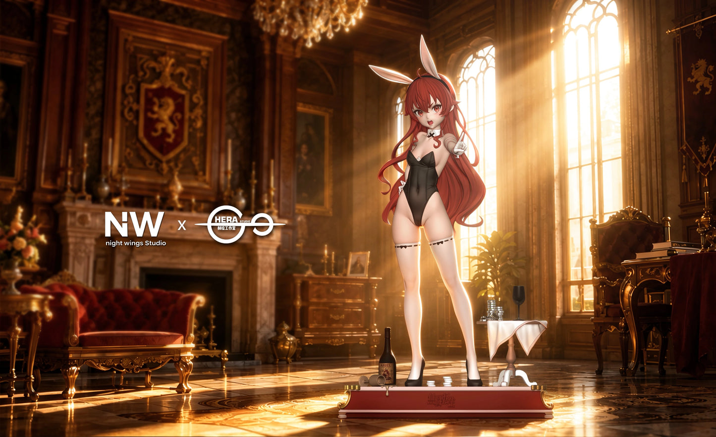 Preventa Resina Eris Boreas Greyrat Figura Mushoku Tensei 1/6, 1/4 Night Wing x Hera Estudio