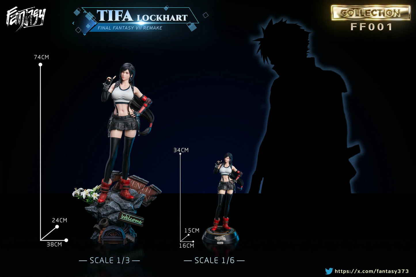 Preventa Resina Tifa Lockhart Figura Final Fantasy VII Fantasy  Estudio