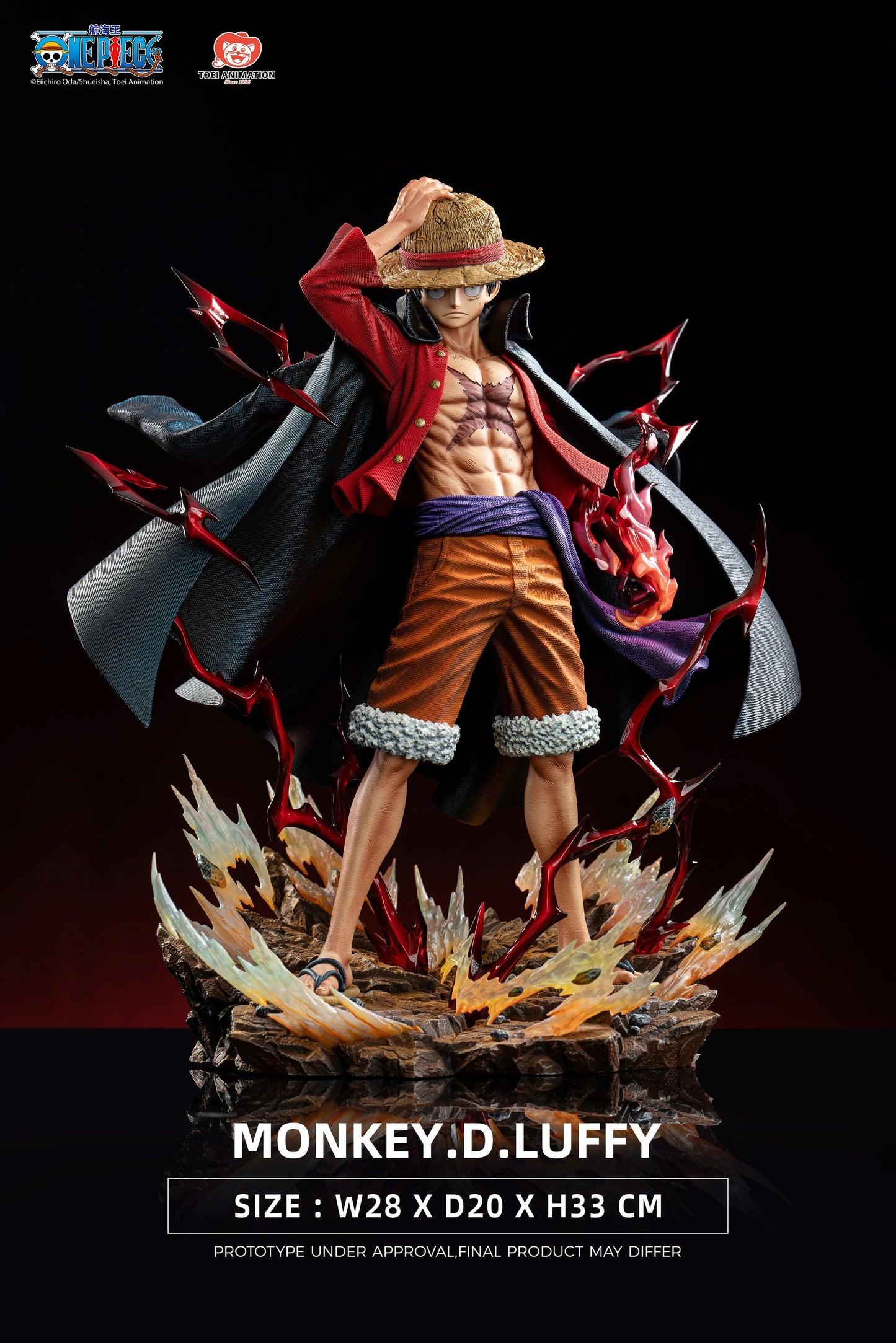 Preventa Resina Monkey D. Luffy Figura One Piece Jimei Palace (Licencia) Estudio