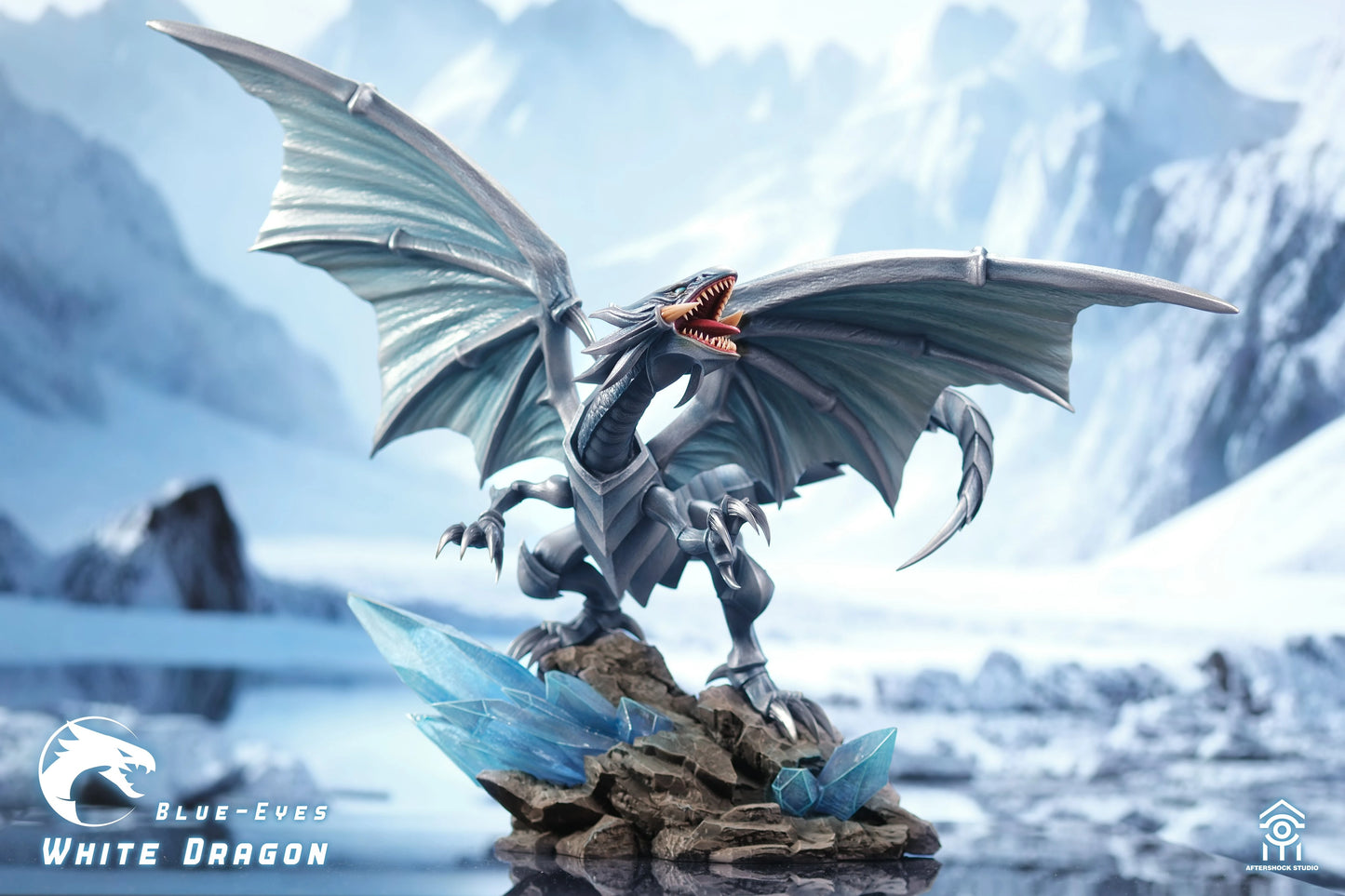 Preventa Resina Dragon de Ojos Azules & Rojos Figura Yu-Gi-Oh! Afterschok Estudio
