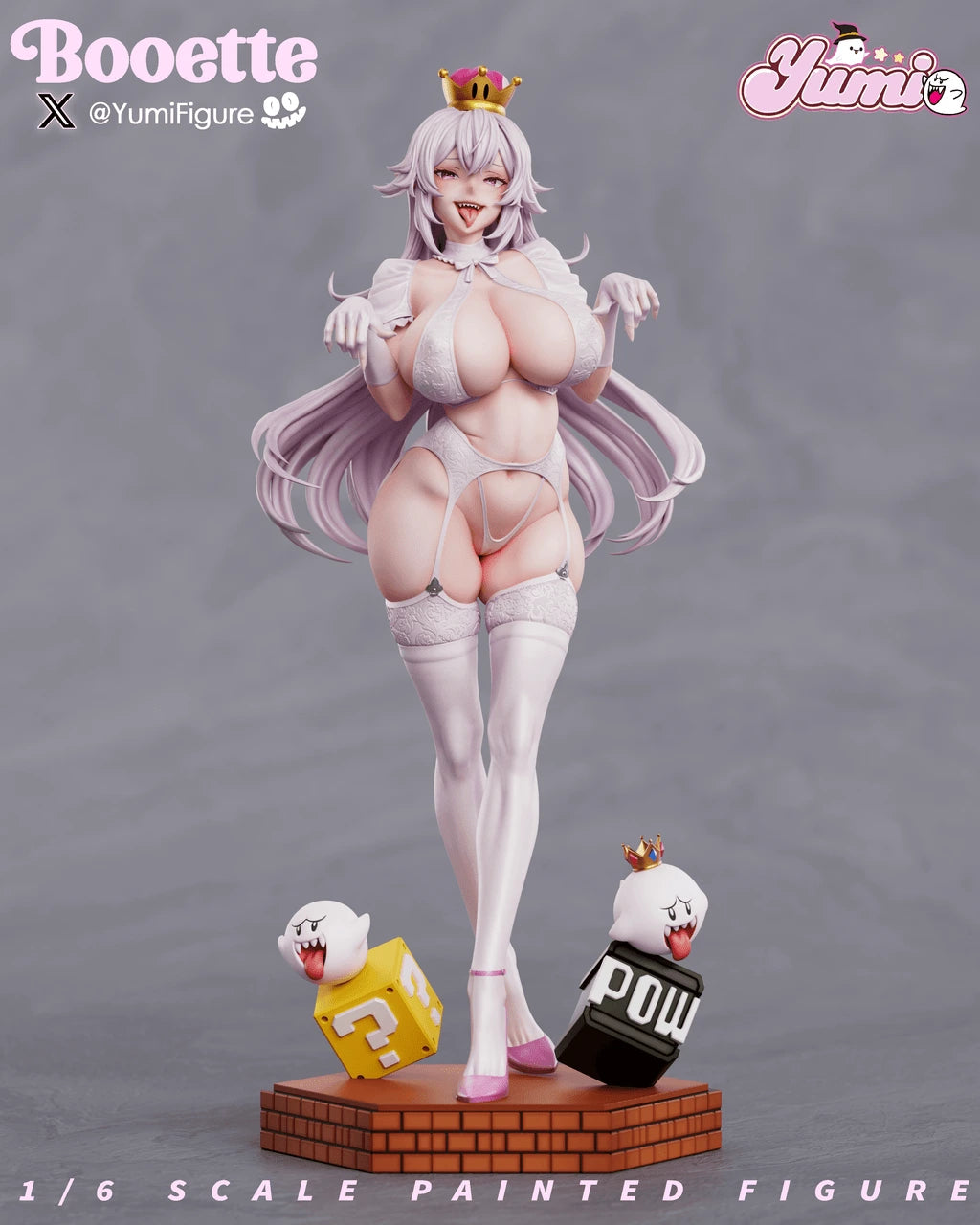 Preventa Resina Boosette Figura Mario Bros Yumi Estudio