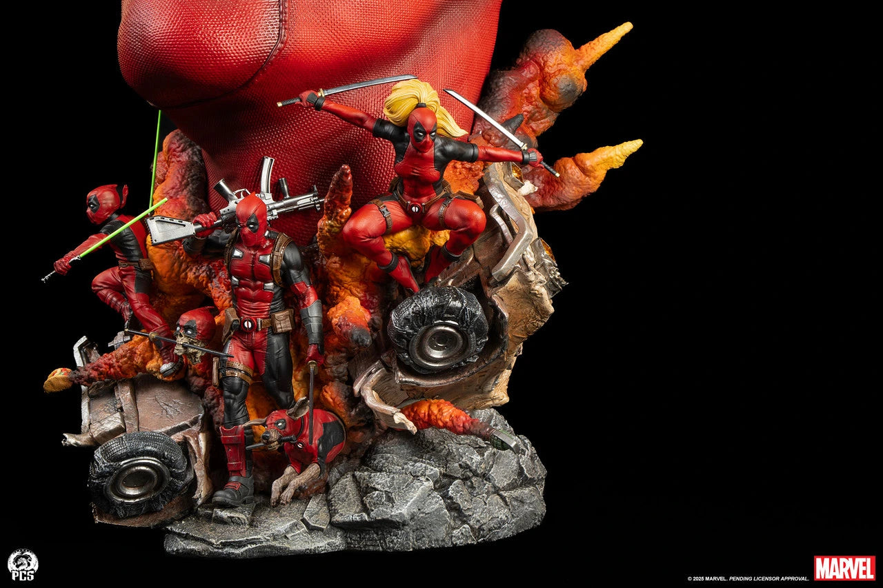 Preventa Resina Deadpool Figura Deadpool Premium Collectibles (Licencia) Estudio