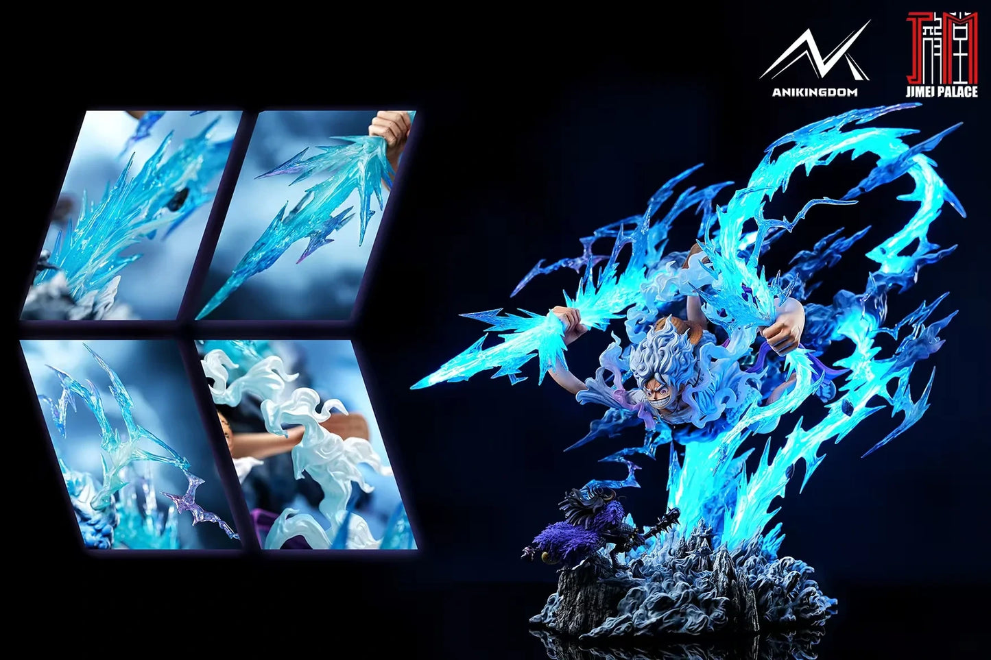 Preventa Resina Luffy "Gear 5" Figura One Piece Jimei Palace & ANIKINGDOM (Licencia) Estudio