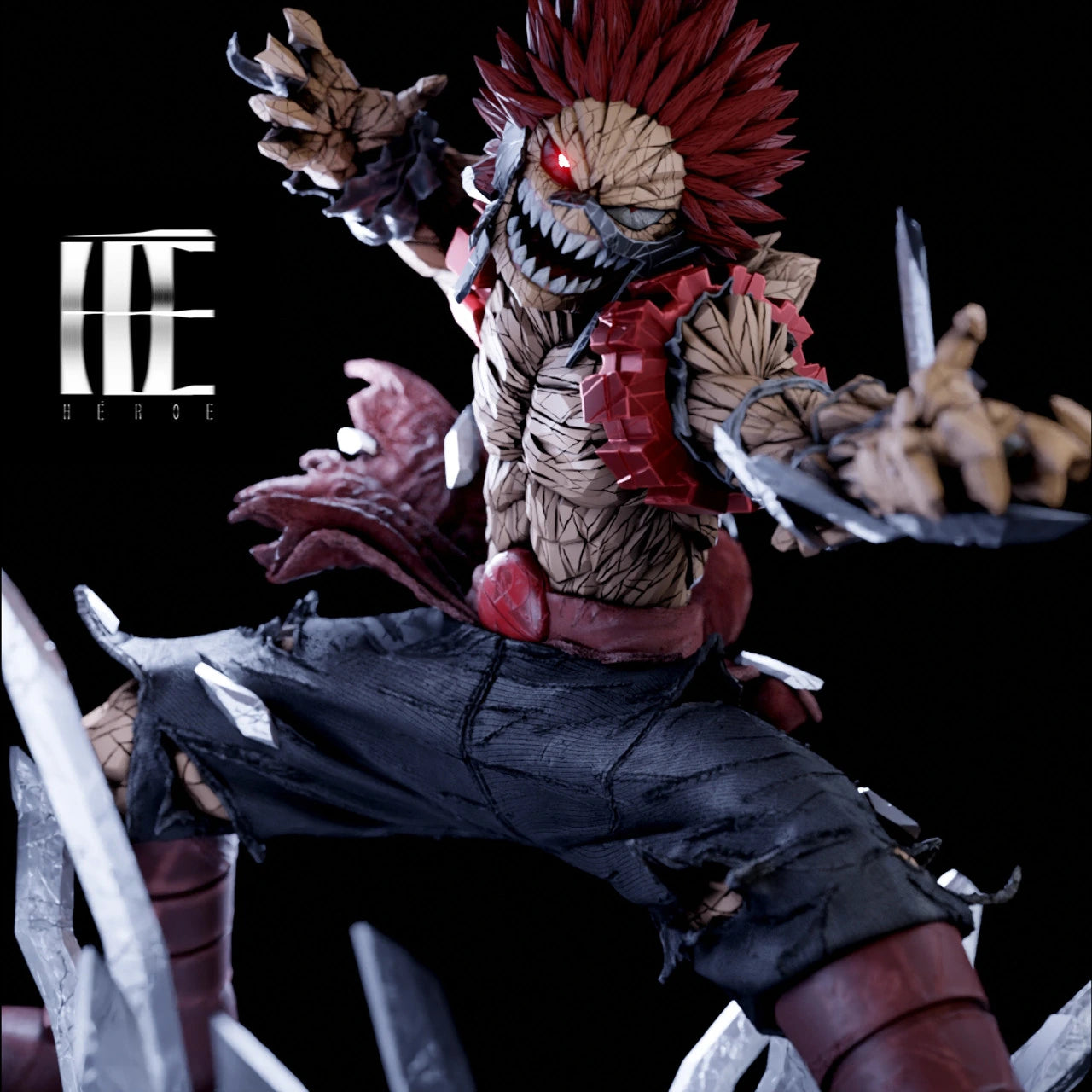 Preventa Resina Kirishima "Red Riot" Figura My Hero Academia Heroe Collectibles Estudio