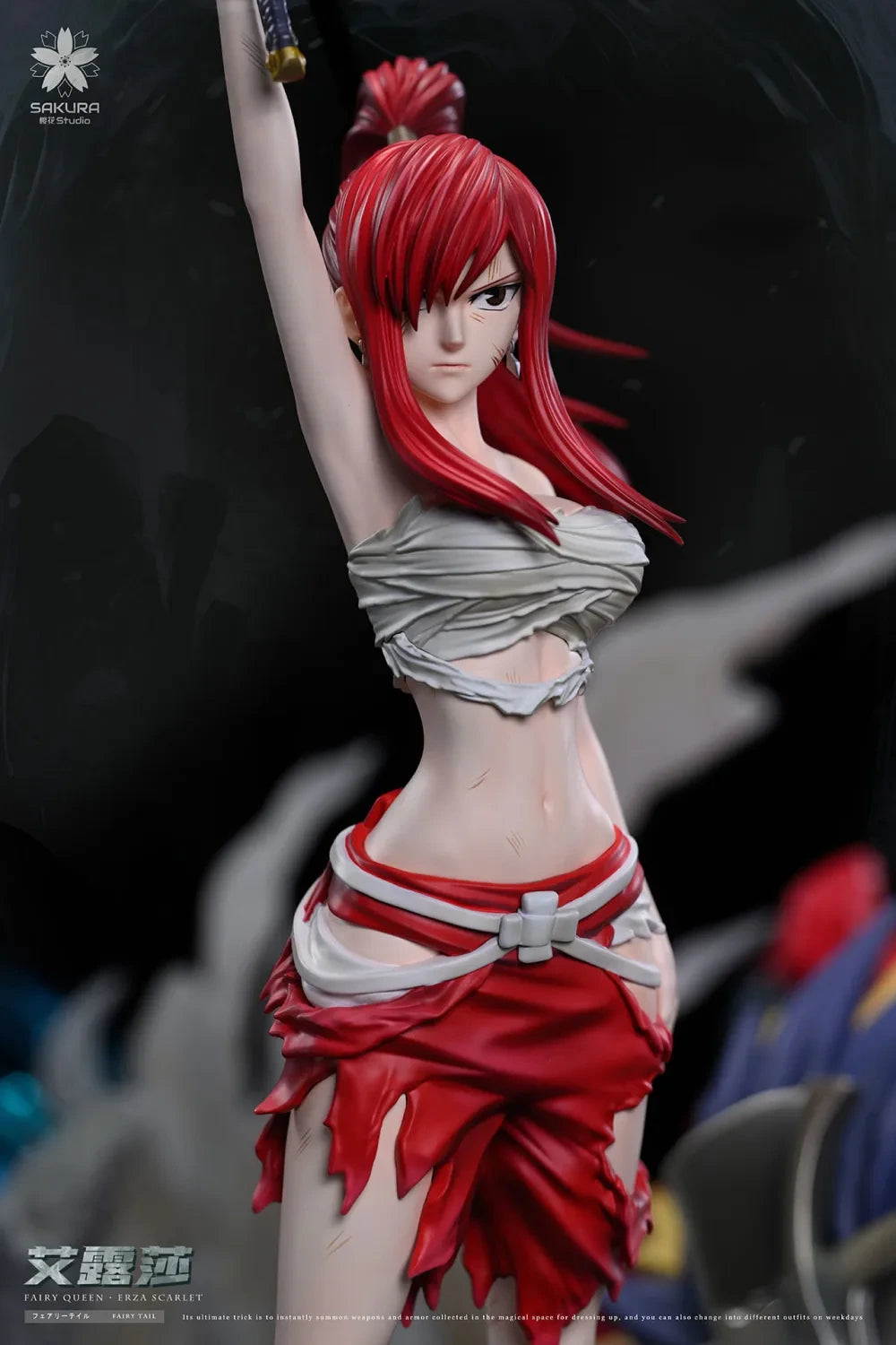 Preventa Resina Erza Scarlet Figura Fairy Tail Sakura Estudio